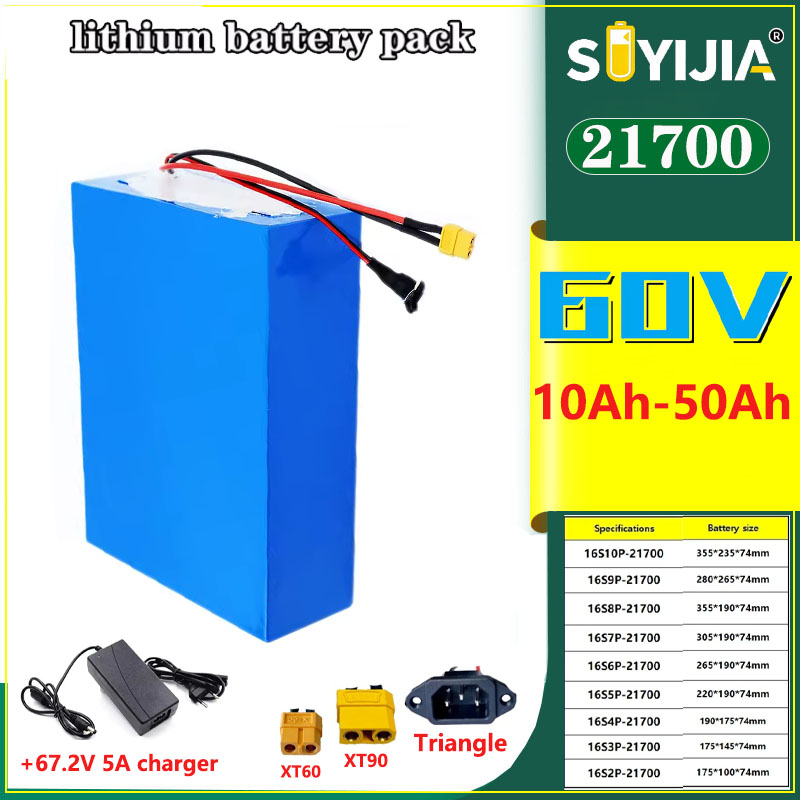 Новая литий-ионная батарея 60В – обзор и цена 60V 30Ah Electric Scooter Battery