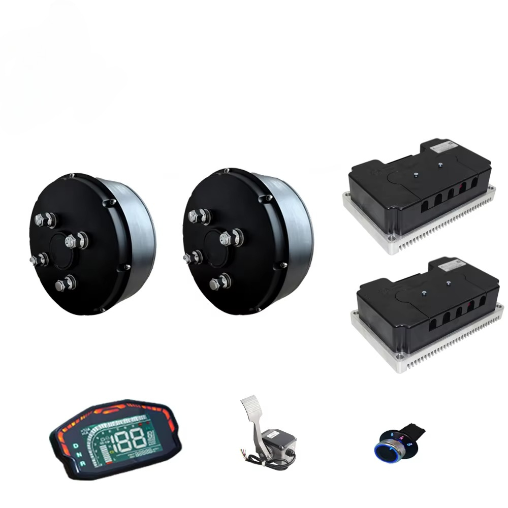 QSMOTOR 205 3000 Вт V3 Бесщето – обзор и цена Electric Motorcycle Conversion Kit 72V